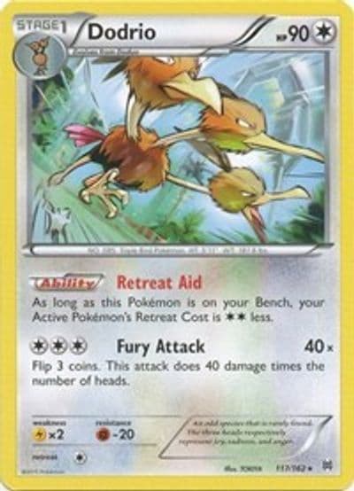 Dodrio XY - BREAKthrough Pokemon card