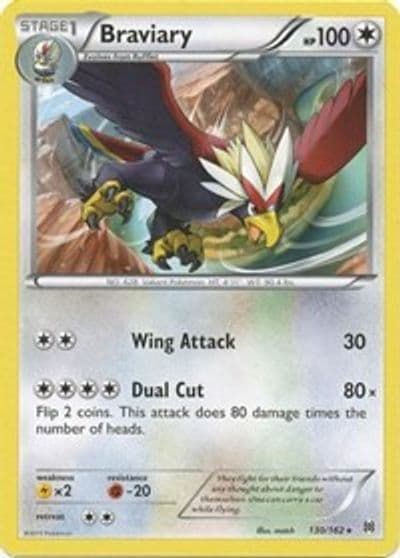 Braviary XY - BREAKthrough Pokemon card