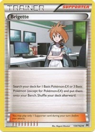 Brigette XY - BREAKthrough Pokemon card