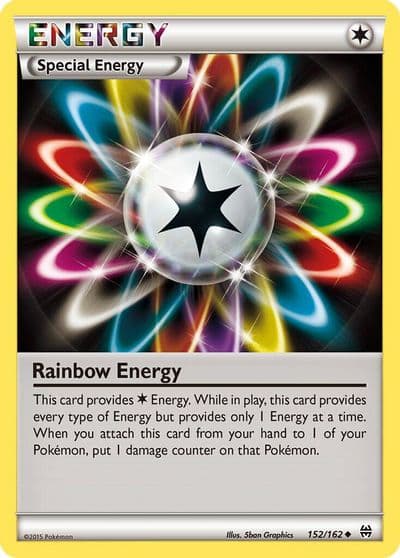 Rainbow Energy XY - BREAKthrough Pokemon card