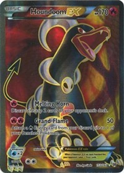 Houndoom EX (Full Art) XY - BREAKthrough Pokemon card