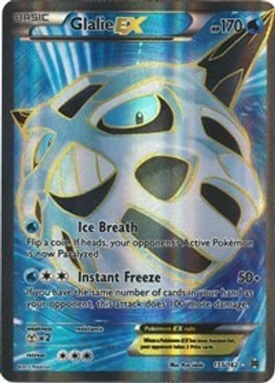 Glalie EX (Full Art) XY - BREAKthrough Pokemon card