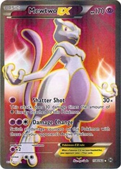 Mewtwo EX (158 Full Art) XY - BREAKthrough Pokemon card