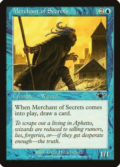 Merchant of Secrets Legions Magic card
