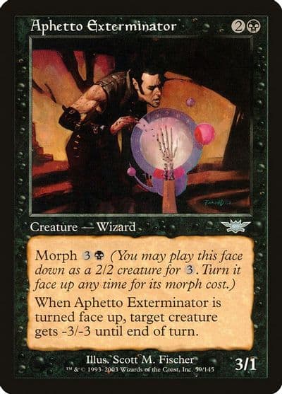 Aphetto Exterminator Legions Magic card
