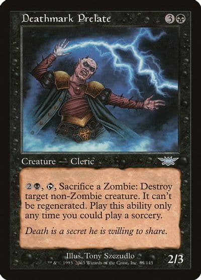 Deathmark Prelate Legions Magic card