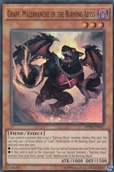 Graff Malebranche of the Burning Abyss Astral Pack 8 Yu-Gi-Oh! card