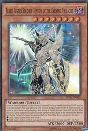 Black Luster Soldier Envoy of the Evening Twilight Astral Pack 8 Yu-Gi-Oh! card