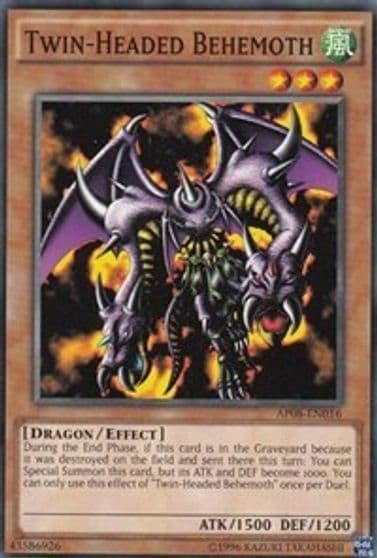 Twin Headed Behemoth Astral Pack 8 Yu-Gi-Oh! card