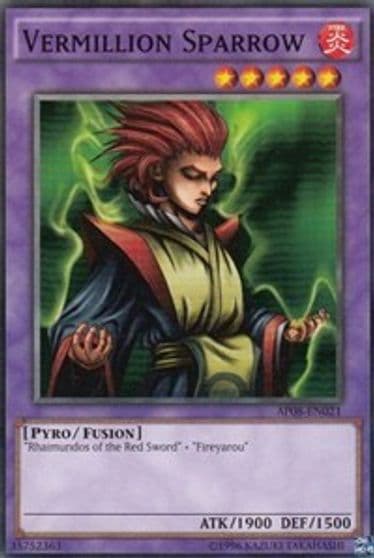 Vermillion Sparrow Astral Pack 8 Yu-Gi-Oh! card