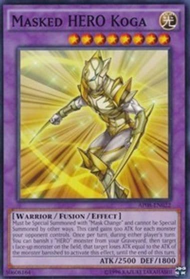 Masked HERO Koga Astral Pack 8 Yu-Gi-Oh! card