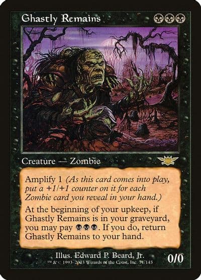 Ghastly Remains Legions Magic card