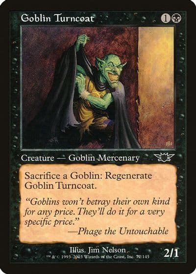 Goblin Turncoat Legions Magic card