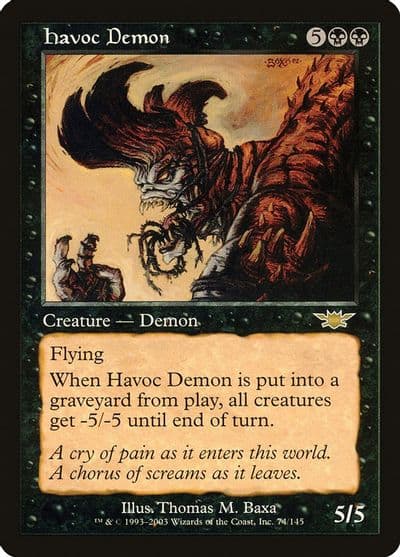 Havoc Demon Legions Magic card