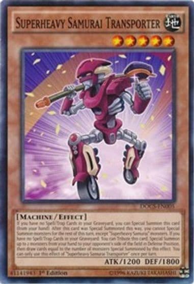 Superheavy Samurai Transporter Dimension of Chaos Yu-Gi-Oh! card