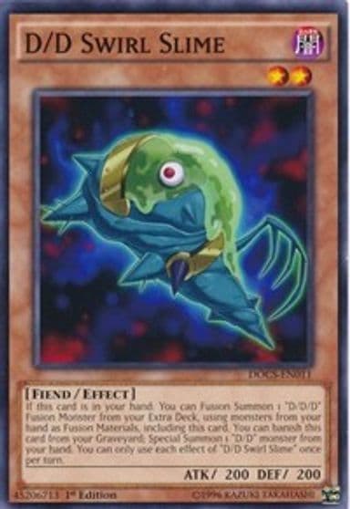 D D Swirl Slime Dimension of Chaos Yu-Gi-Oh! card