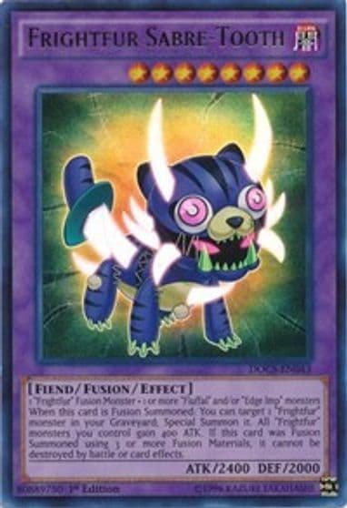 Frightfur Sabre Tooth Dimension of Chaos Yu-Gi-Oh! card