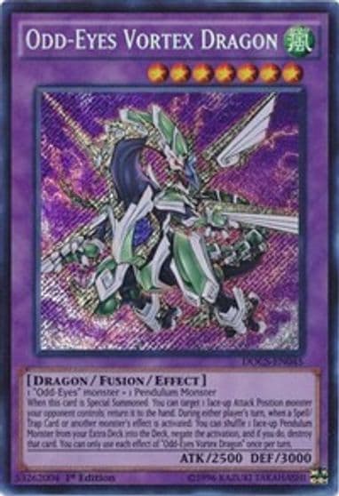 Odd Eyes Vortex Dragon Dimension of Chaos Yu-Gi-Oh! card