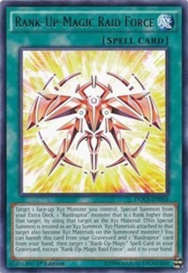 Rank Up Magic Raid Force Dimension of Chaos Yu-Gi-Oh! card