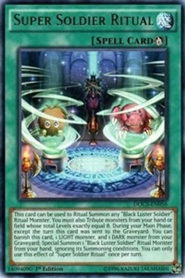 Super Soldier Ritual Dimension of Chaos Yu-Gi-Oh! card