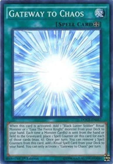 Gateway to Chaos Dimension of Chaos Yu-Gi-Oh! card