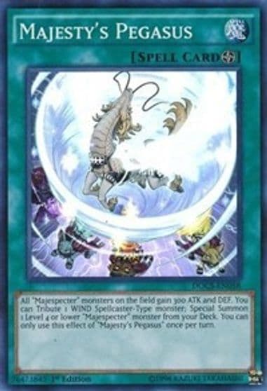 Majestys Pegasus Dimension of Chaos Yu-Gi-Oh! card
