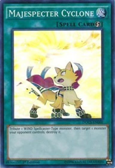 Majespecter Cyclone Dimension of Chaos Yu-Gi-Oh! card