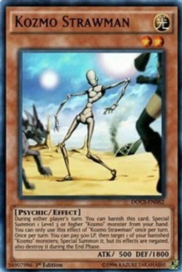 Kozmo Strawman Dimension of Chaos Yu-Gi-Oh! card