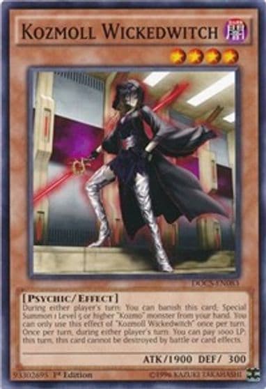 Kozmoll Wickedwitch Dimension of Chaos Yu-Gi-Oh! card