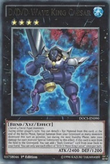 D D D Wave King Caesar Dimension of Chaos Yu-Gi-Oh! card