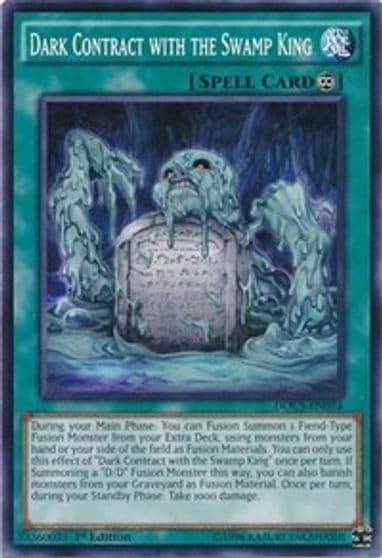 Dark Contract with the Swamp King Dimension of Chaos Yu-Gi-Oh! card