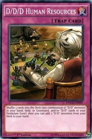 D D D Human Resources Dimension of Chaos Yu-Gi-Oh! card