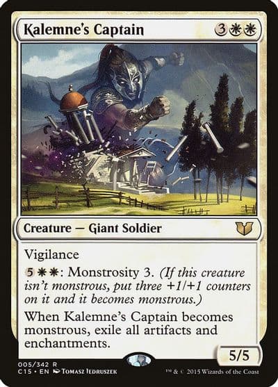 Kalemnes Captain Commander 2015 Magic card