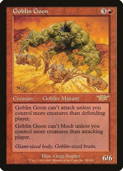 Goblin Goon Legions Magic card
