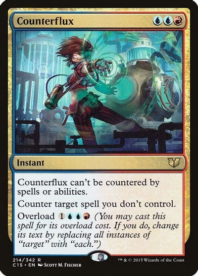 Counterflux Commander 2015 Magic card