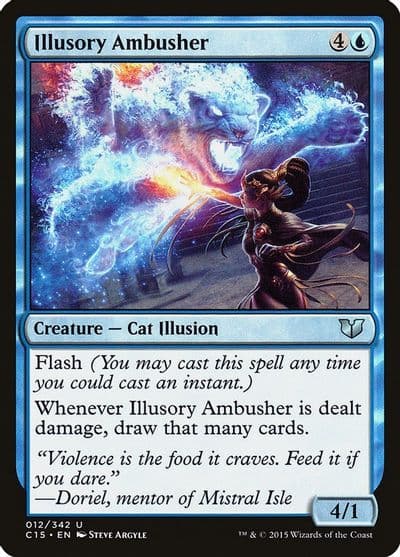 Illusory Ambusher Commander 2015 Magic card