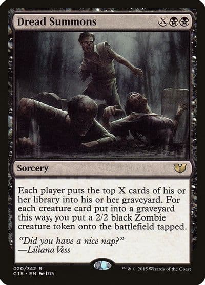 Dread Summons Commander 2015 Magic card