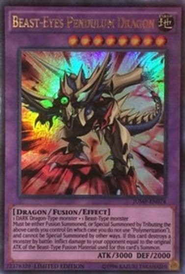 Beast Eyes Pendulum Dragon Shonen Jump Magazine Promos Yu-Gi-Oh! card