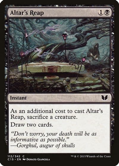 Altars Reap Commander 2015 Magic card