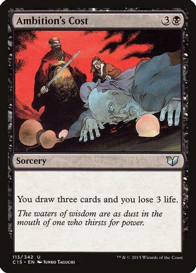 Ambitions Cost Commander 2015 Magic card