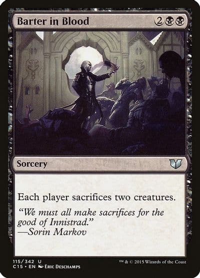 Barter in Blood Commander 2015 Magic card