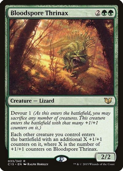 Bloodspore Thrinax Commander 2015 Magic card