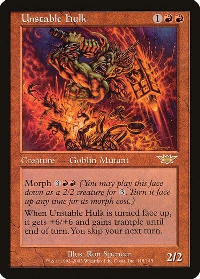 Unstable Hulk Legions Magic card