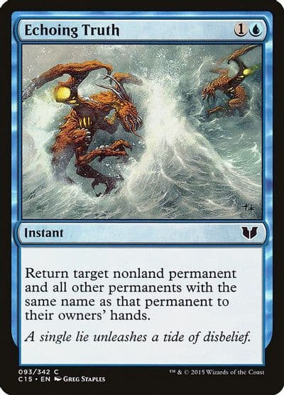 Echoing Truth Commander 2015 Magic card