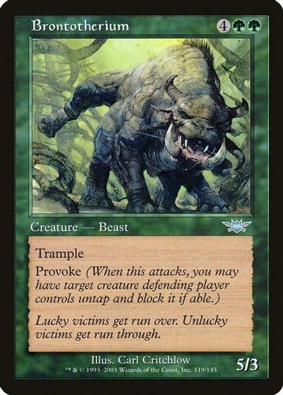 Brontotherium Legions Magic card