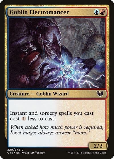Goblin Electromancer Commander 2015 Magic card
