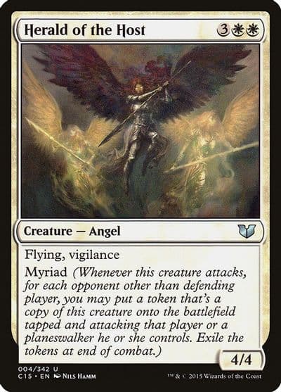 Herald of the Host Commander 2015 Magic card