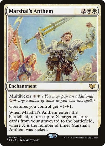 Marshals Anthem Commander 2015 Magic card