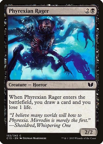 Phyrexian Rager Commander 2015 Magic card