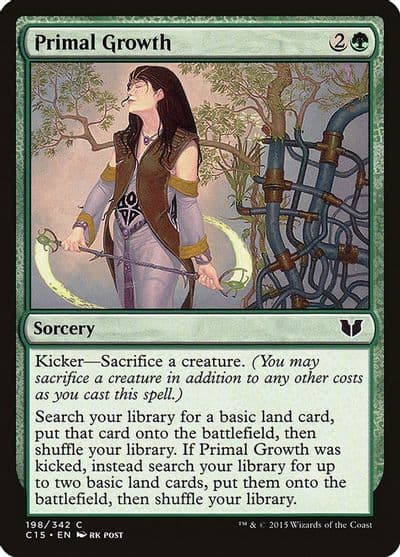 Primal Growth Commander 2015 Magic card